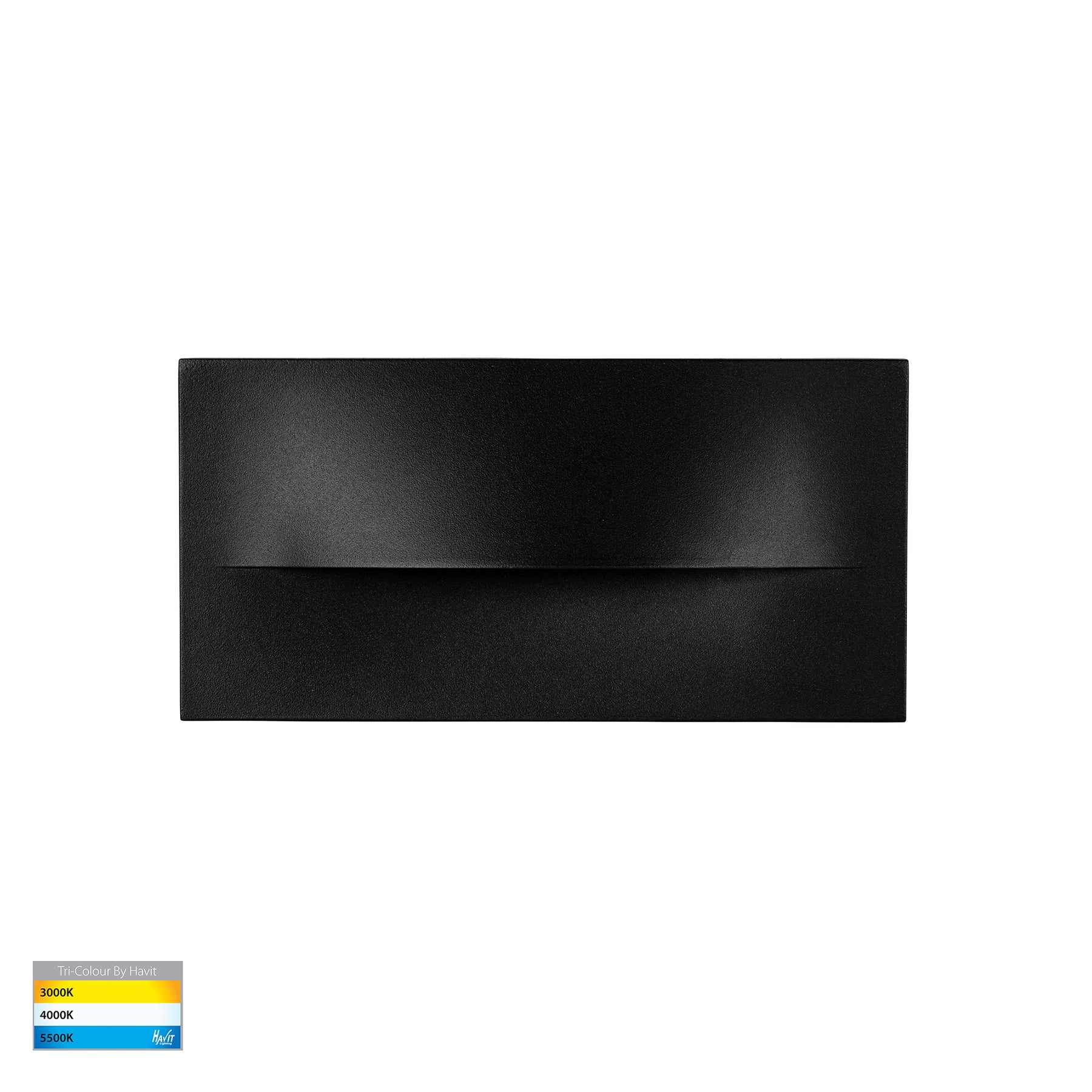 Havit Lighting Lisca Aluminium Black Rectangular LED Wall Light