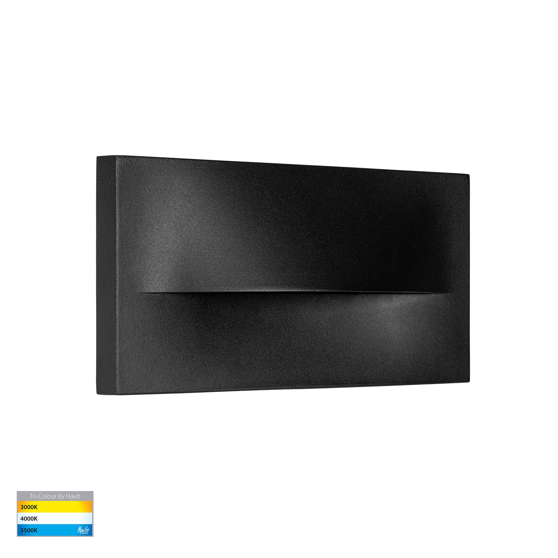 Havit Lighting Lisca Aluminium Black Rectangular LED Wall Light