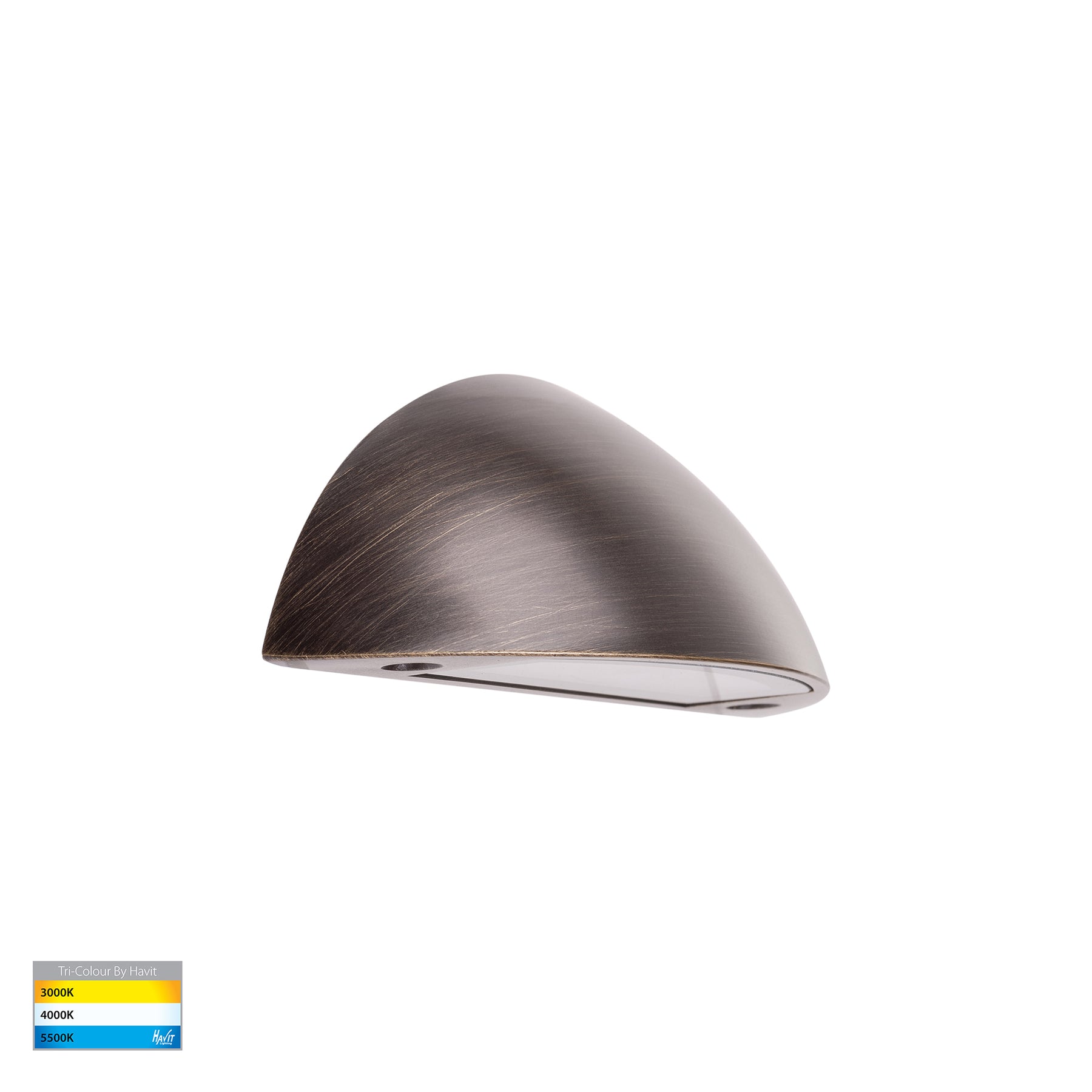 Havit Lighting Curva Antique Brass LED Step Light