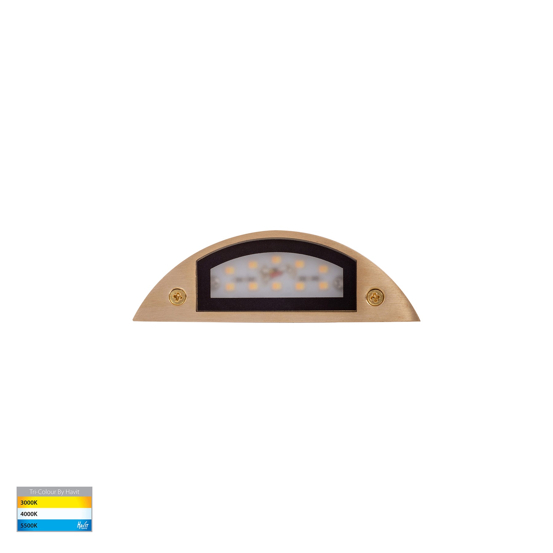 Havit Lighting Curva Solid Brass LED Step Light