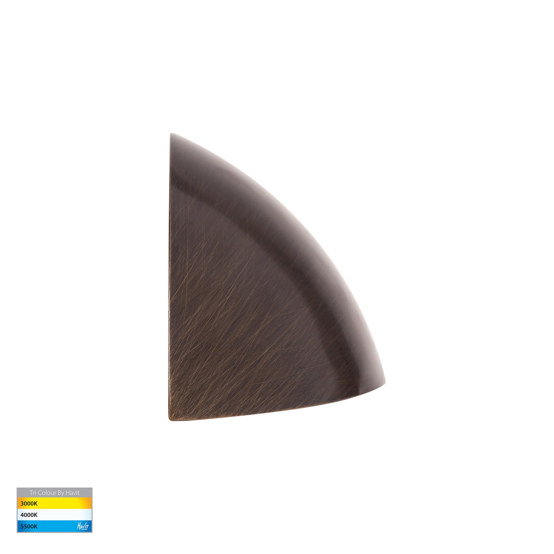 Havit Lighting Curva Antique Brass LED Step Light