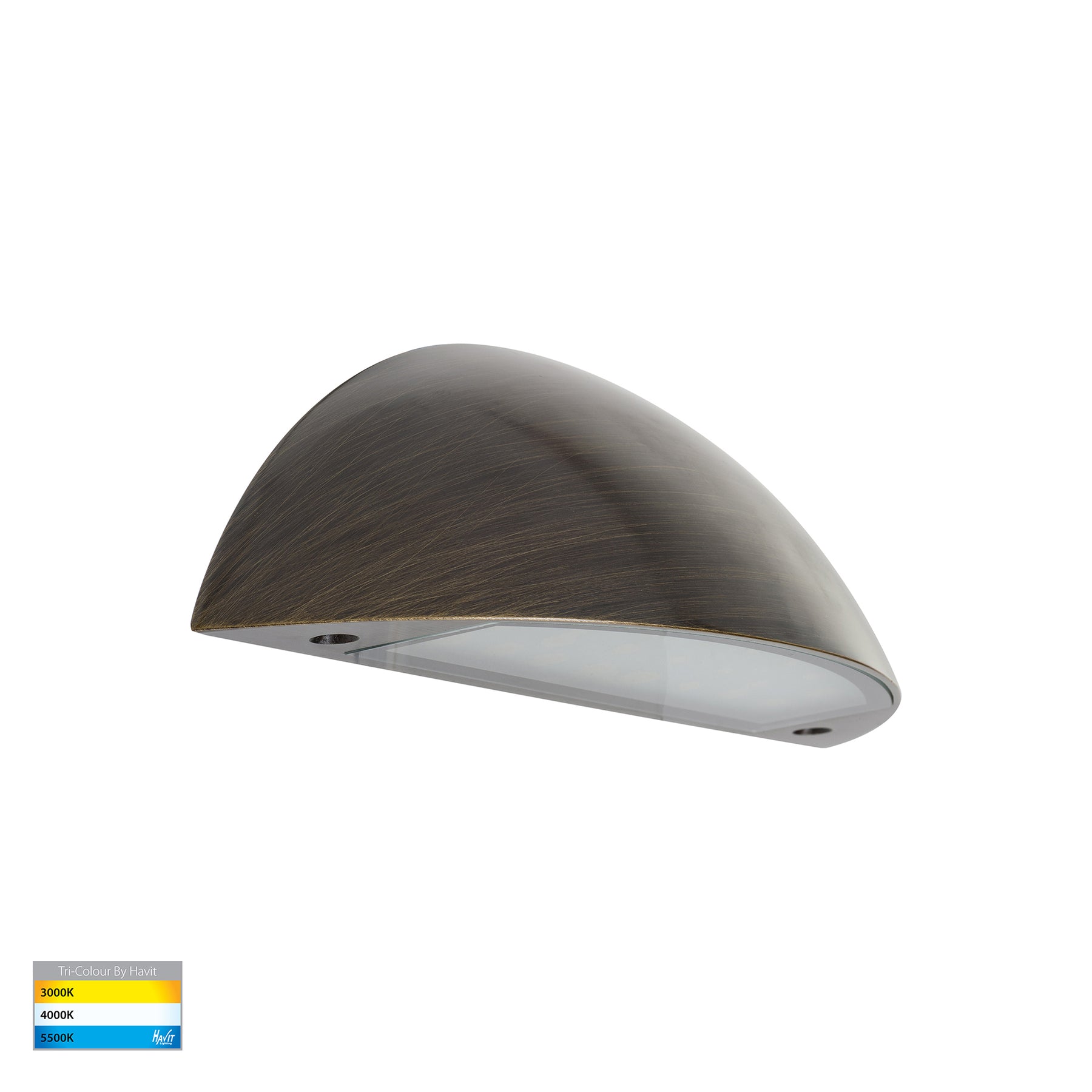Havit Lighting Curva Antique Brass LED Step Light