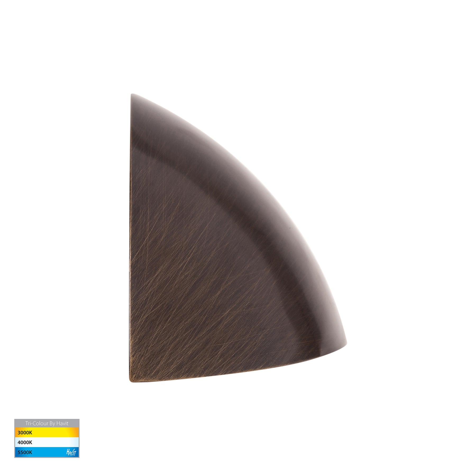Havit Lighting Curva Antique Brass LED Step Light