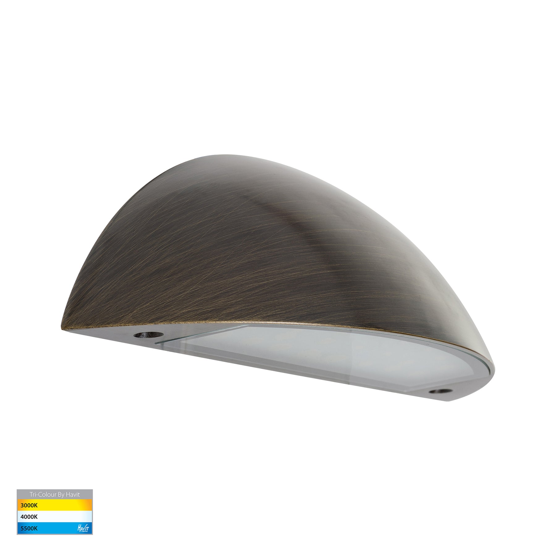 Havit Lighting Curva Antique Brass LED Step Light
