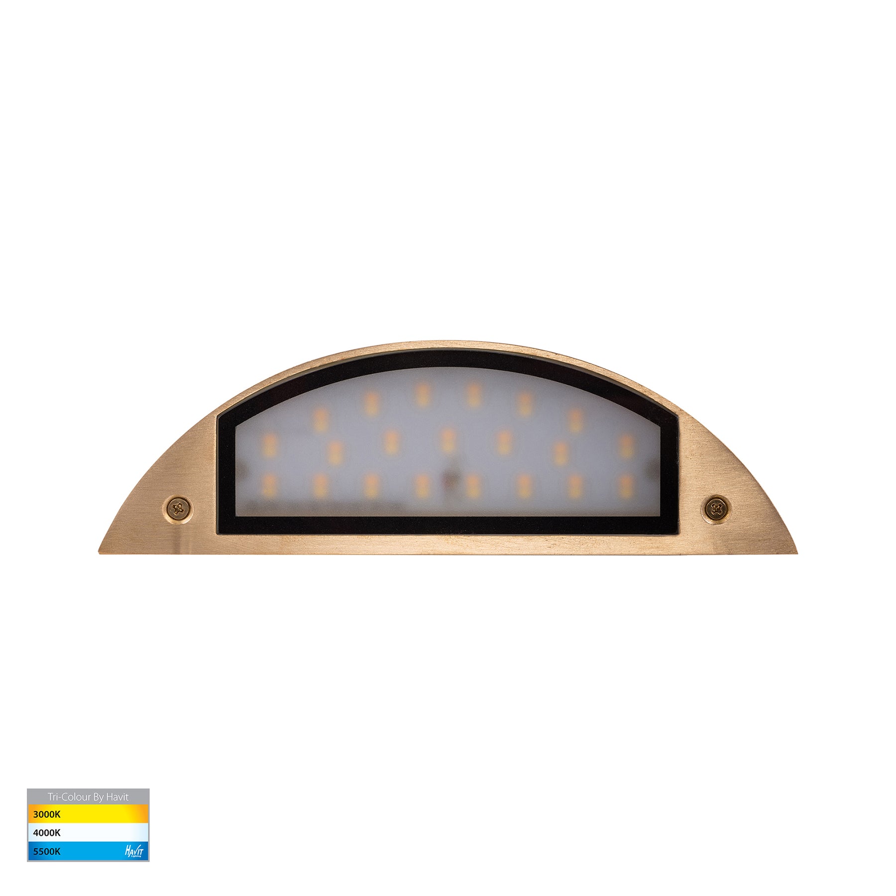 Havit Lighting Curva Solid Brass LED Step Light