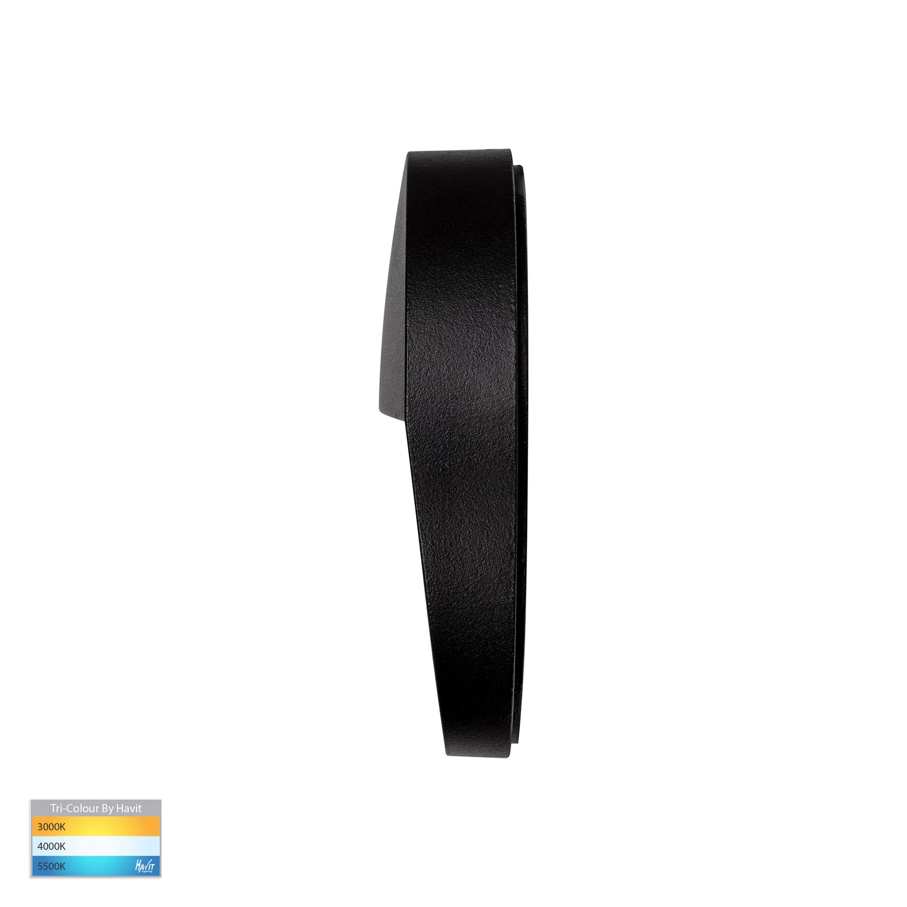 Havit Lighting Fino Black Round LED Outdoor Step Light