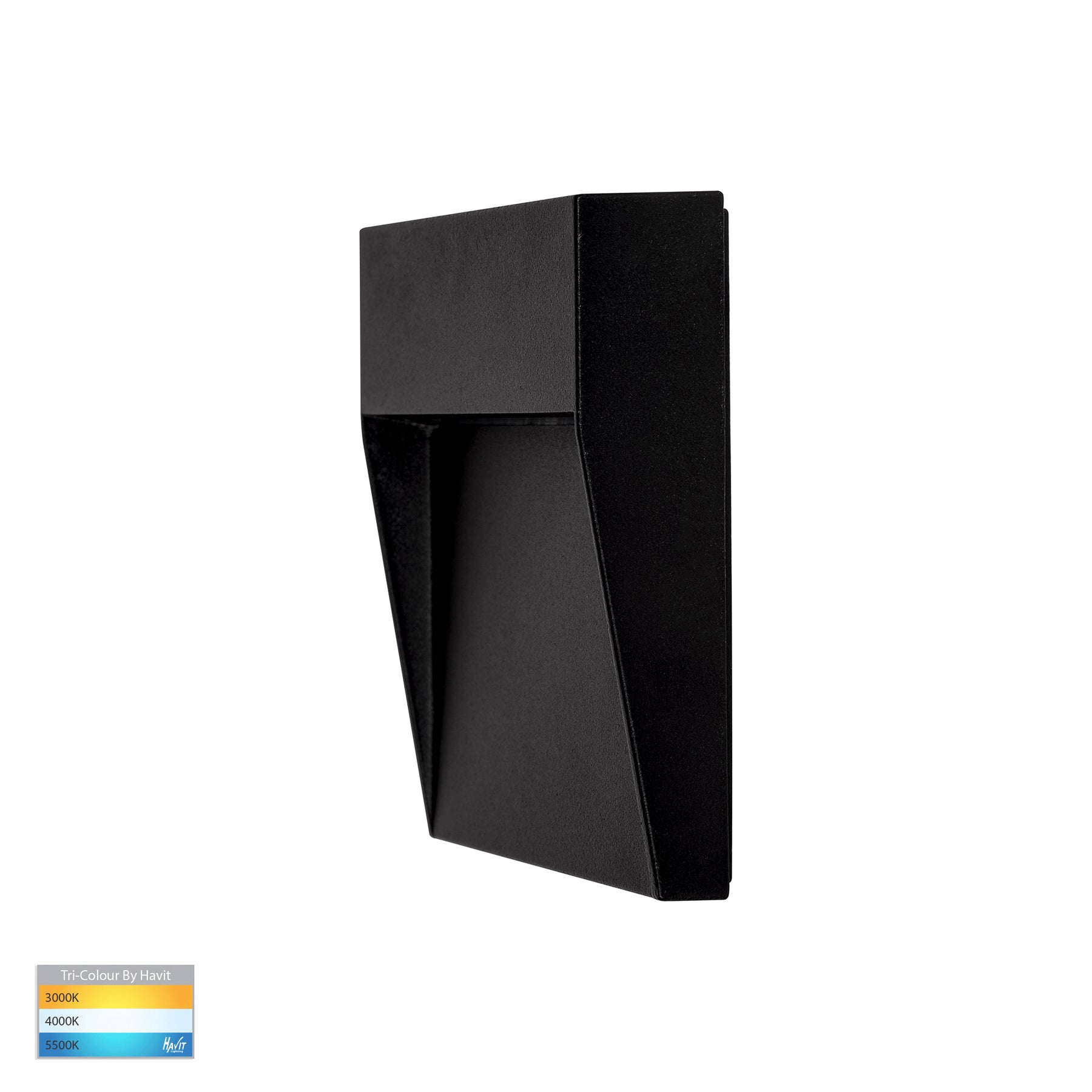 Havit Lighting Fino Black Square LED Outdoor Step Light