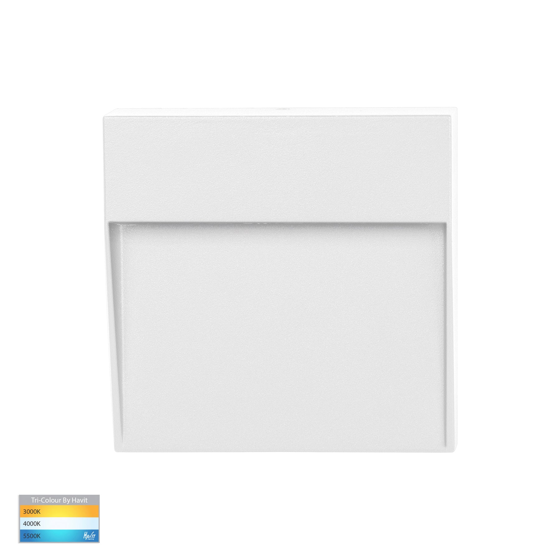 Havit Lighting Fino White Square LED Outdoor Step Light