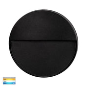 Havit Lighting Fino Black Round LED Outdoor Step Light
