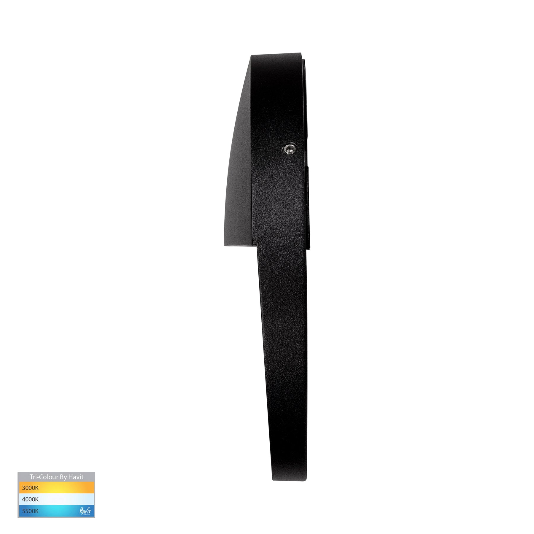 Havit Lighting Fino Black Round LED Outdoor Step Light