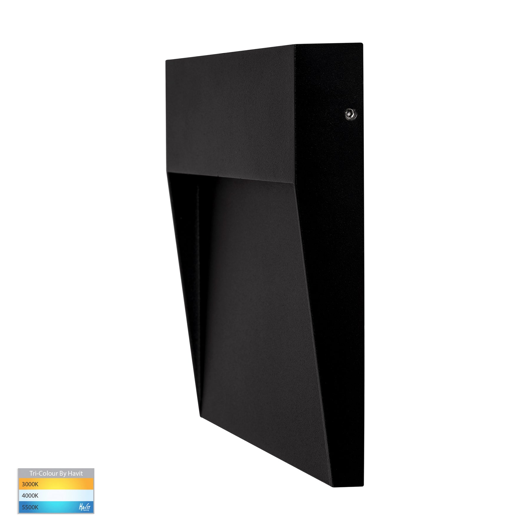 Havit Lighting Fino Black Square LED Outdoor Step Light