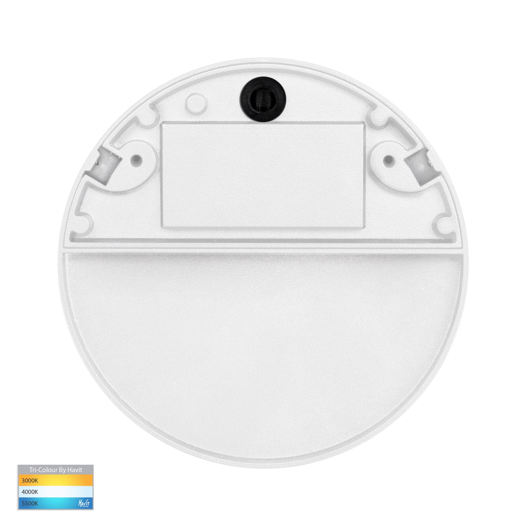 Havit Lighting Fino White Round LED Outdoor Step Light