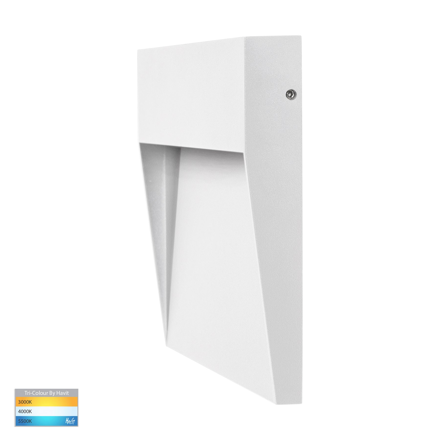 Havit Lighting Fino White Square LED Outdoor Step Light