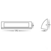 Havit Lighting Taso 6w White TRI Colour LED Step Light