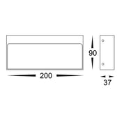 Havit Lighting Virsma White Rectangle LED Step lights