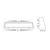 Havit Lighting Shim Black LED Step Lights