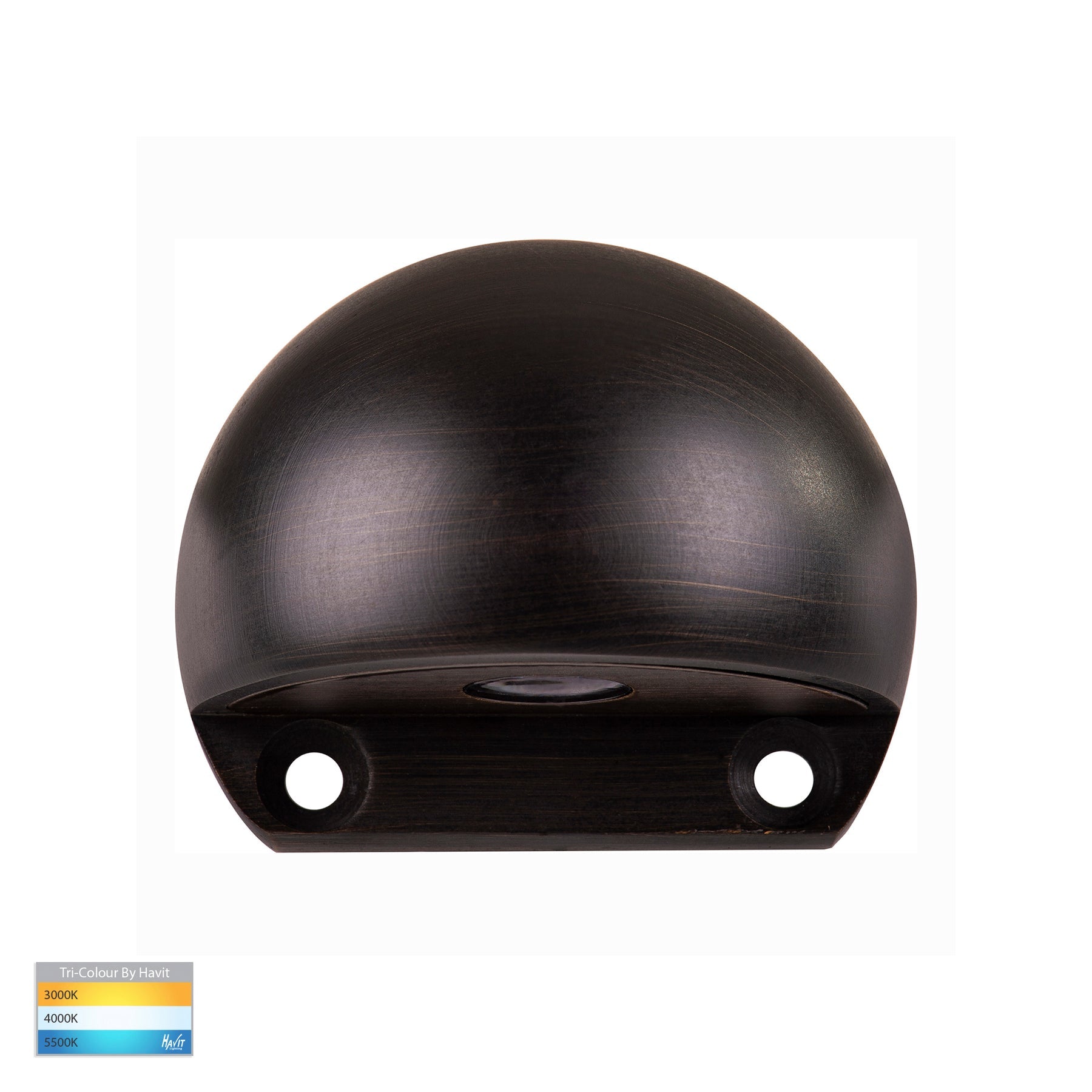 Havit Lighting Occhio Antique Brass LED Eyelid Step Light