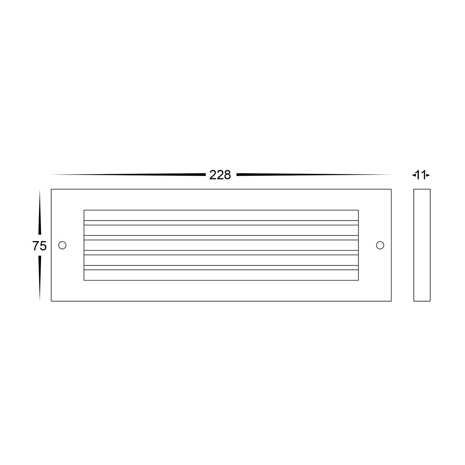 Havit Lighting Ardam Solid Brass LED Step Light