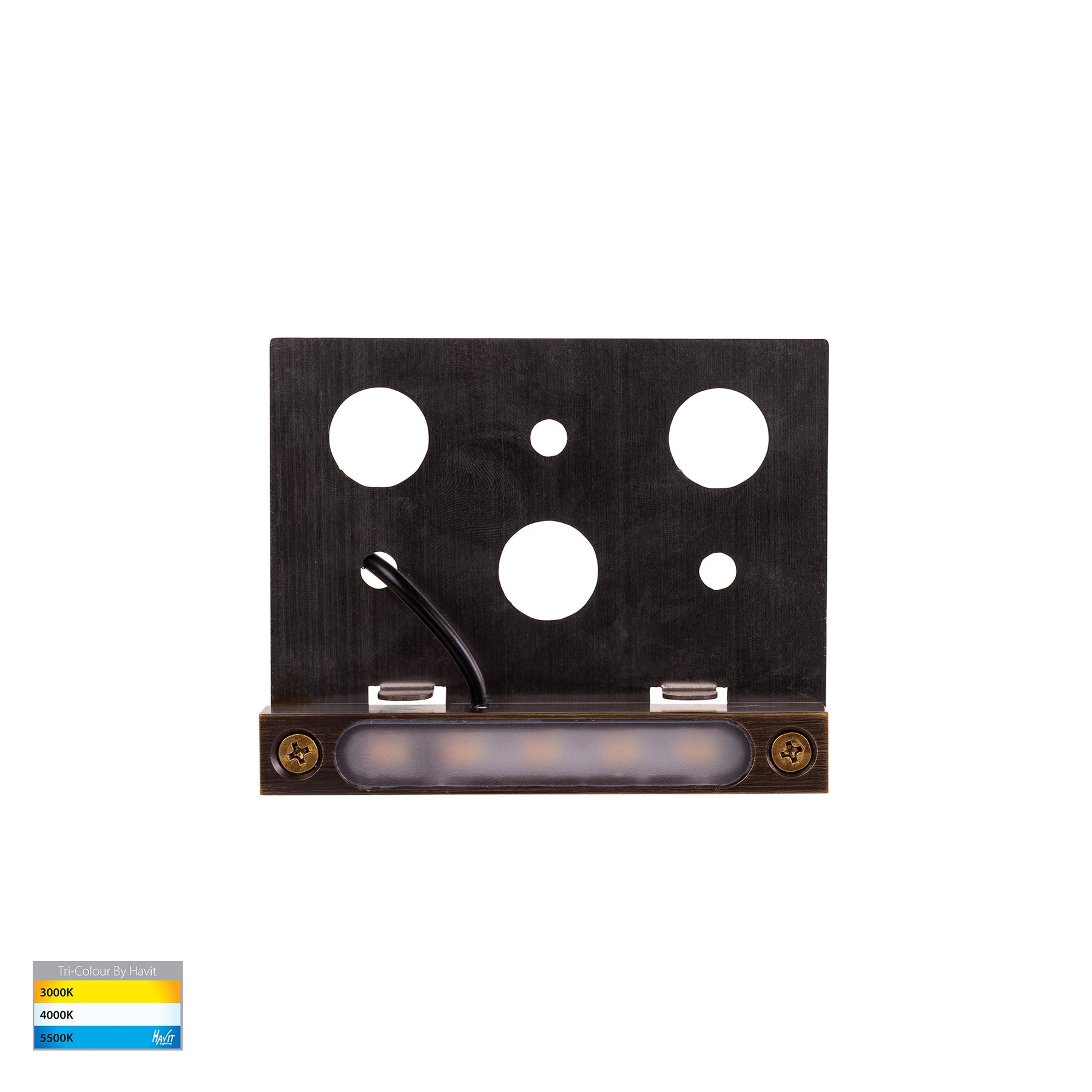 Havit Lighting Preston Antique Brass LED Coping Light