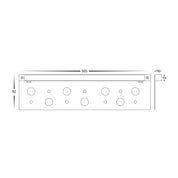 Havit Lighting Preston Solid Brass LED Coping Light