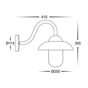 Havit Lighting Loka Aluminium White Wall Light
