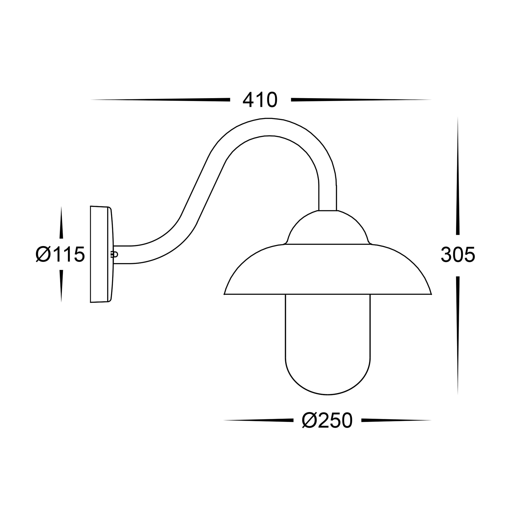 Havit Lighting Loka Aluminium White Wall Light