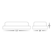 Havit Lighting Muovi Polycarbonate White Wall Light