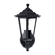Havit Lighting Fibra Aluminium Black 6 Panel Coach Wall Light
