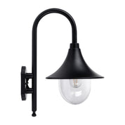 Havit Lighting Hove Aluminium Black Coach Wall Light