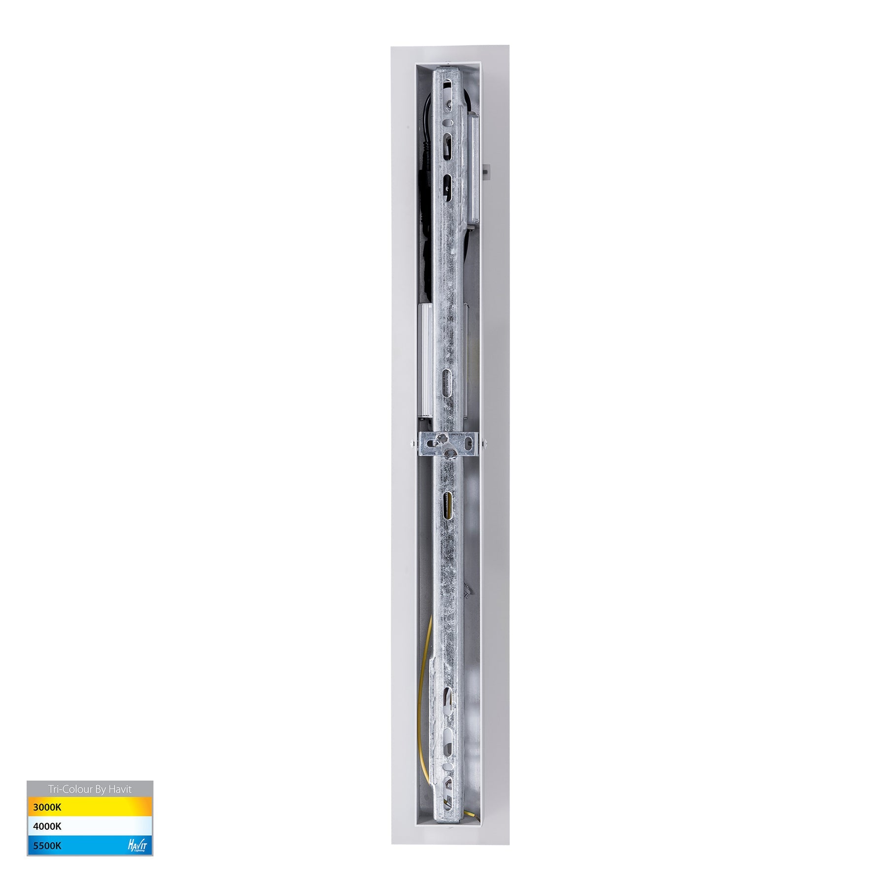 Havit Lighting Barline Shadow Aluminium White 600mm Wall Light