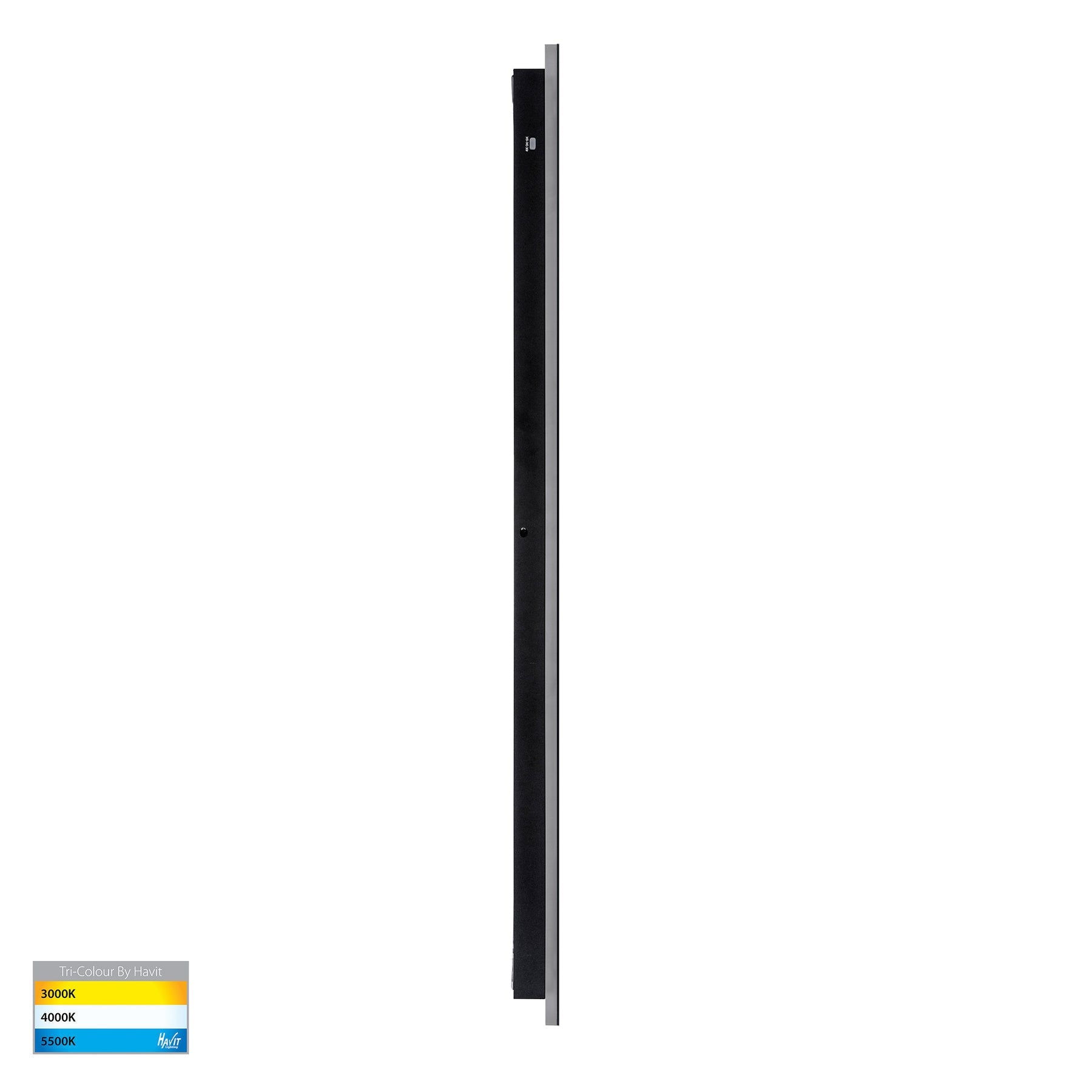 Havit Lighting Barline Shadow Aluminium Black 1000mm Wall Light