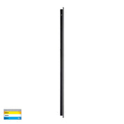 Havit Lighting Barline Shadow Aluminium Black 1500mm Wall Light