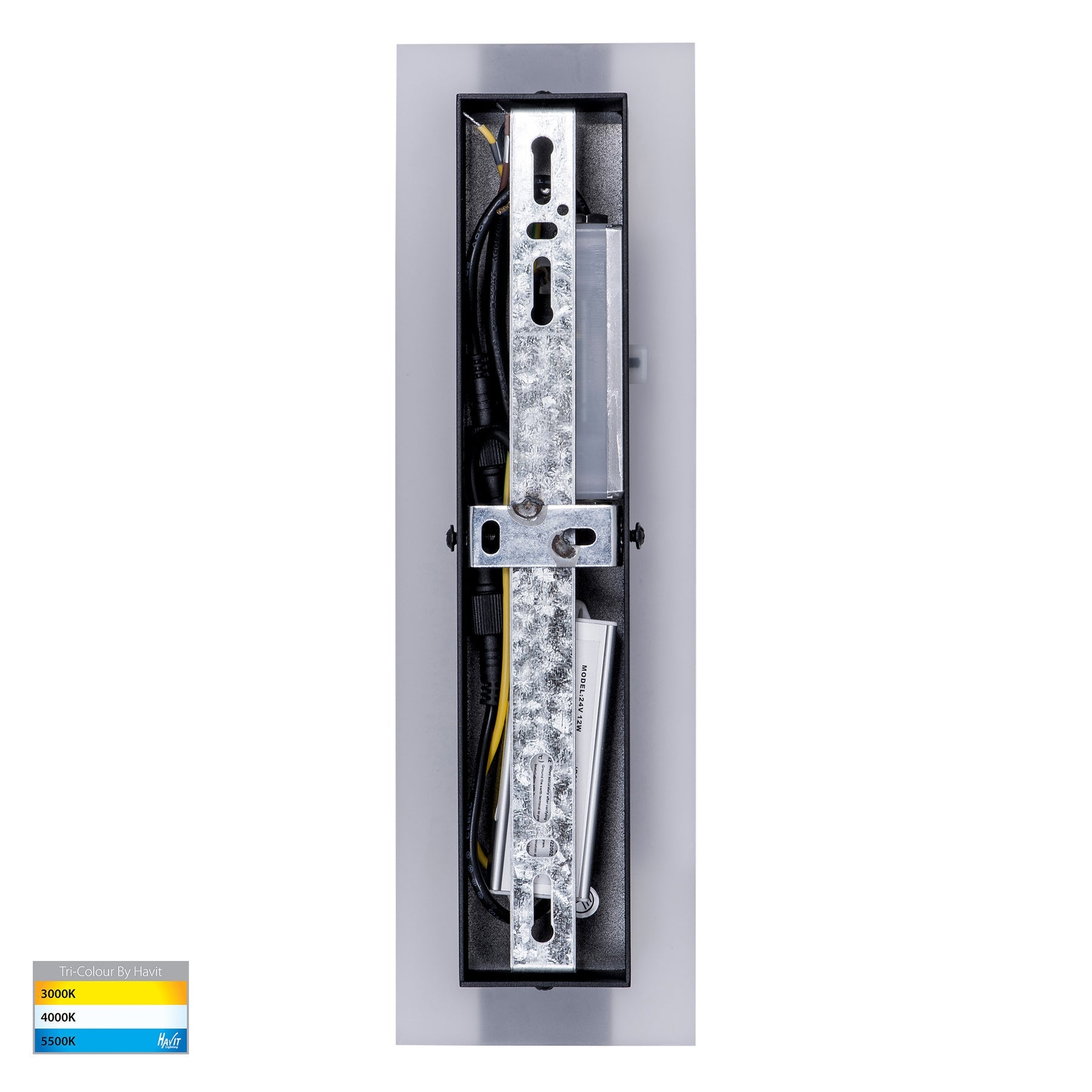 Havit Lighting Barline Aluminium Black 300mm Wall Light