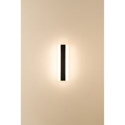 Havit Lighting Barline Aluminium Black 300mm Wall Light