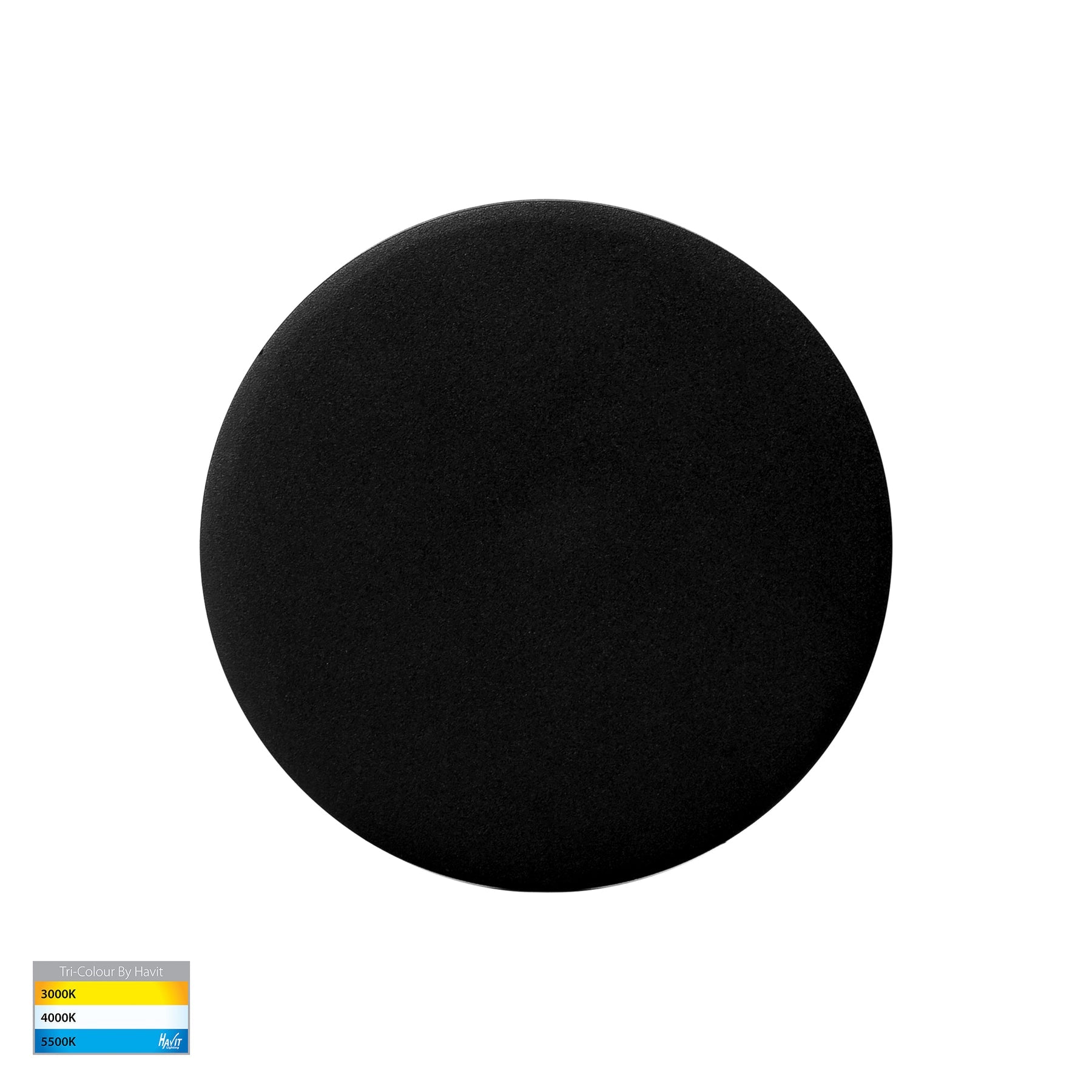 Havit Lighting Halo Black TRI Colour LED Wall Light
