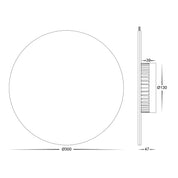 Havit Lighting Halo Black RGBW LED Wall Light