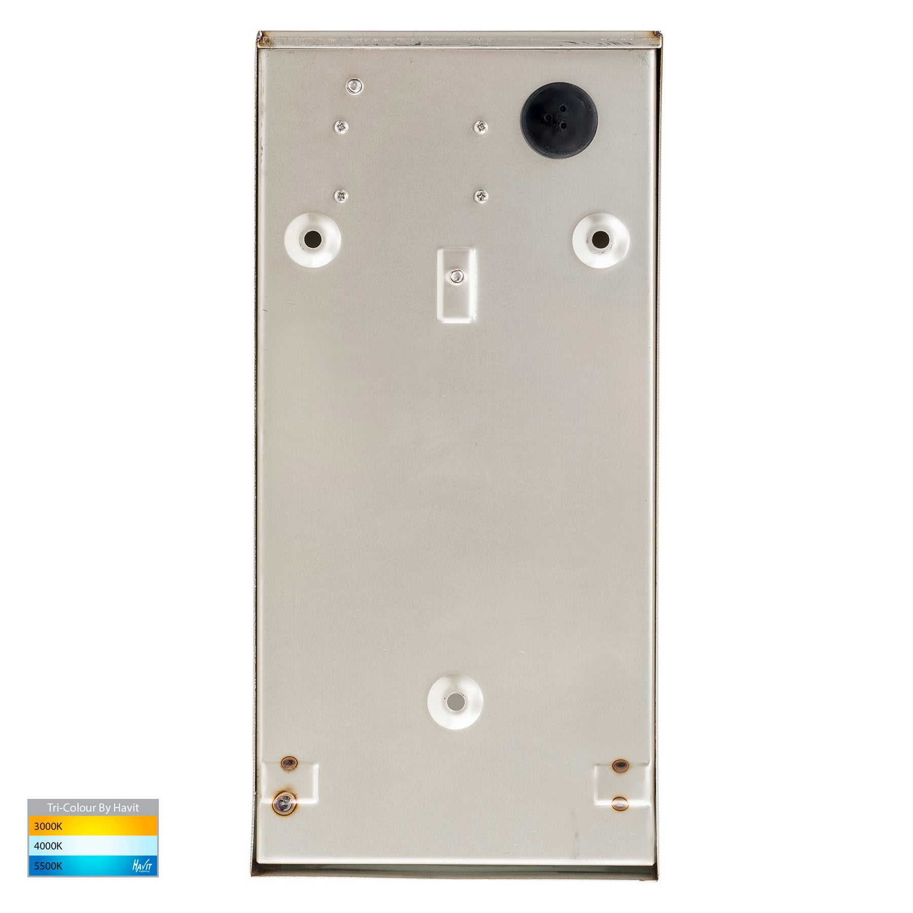 Havit Lighting Taper 316 Stainless Steel TRI Colour LED Wedge Wall Light