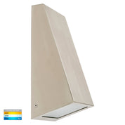 Havit Lighting Taper 316 Stainless Steel TRI Colour LED Wedge Wall Light