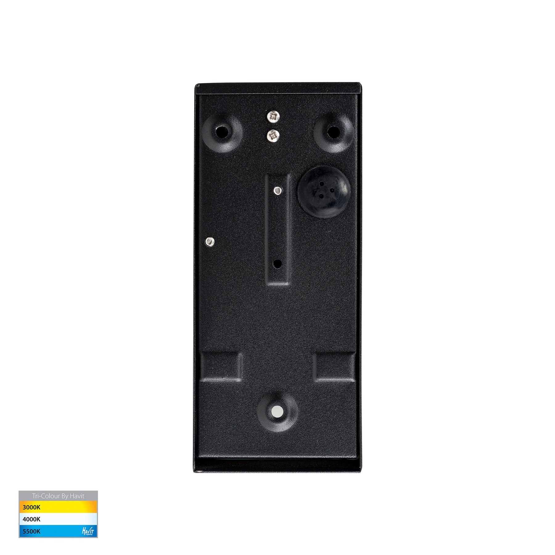 Havit Lighting Taper Black TRI Colour LED Wedge Wall Light