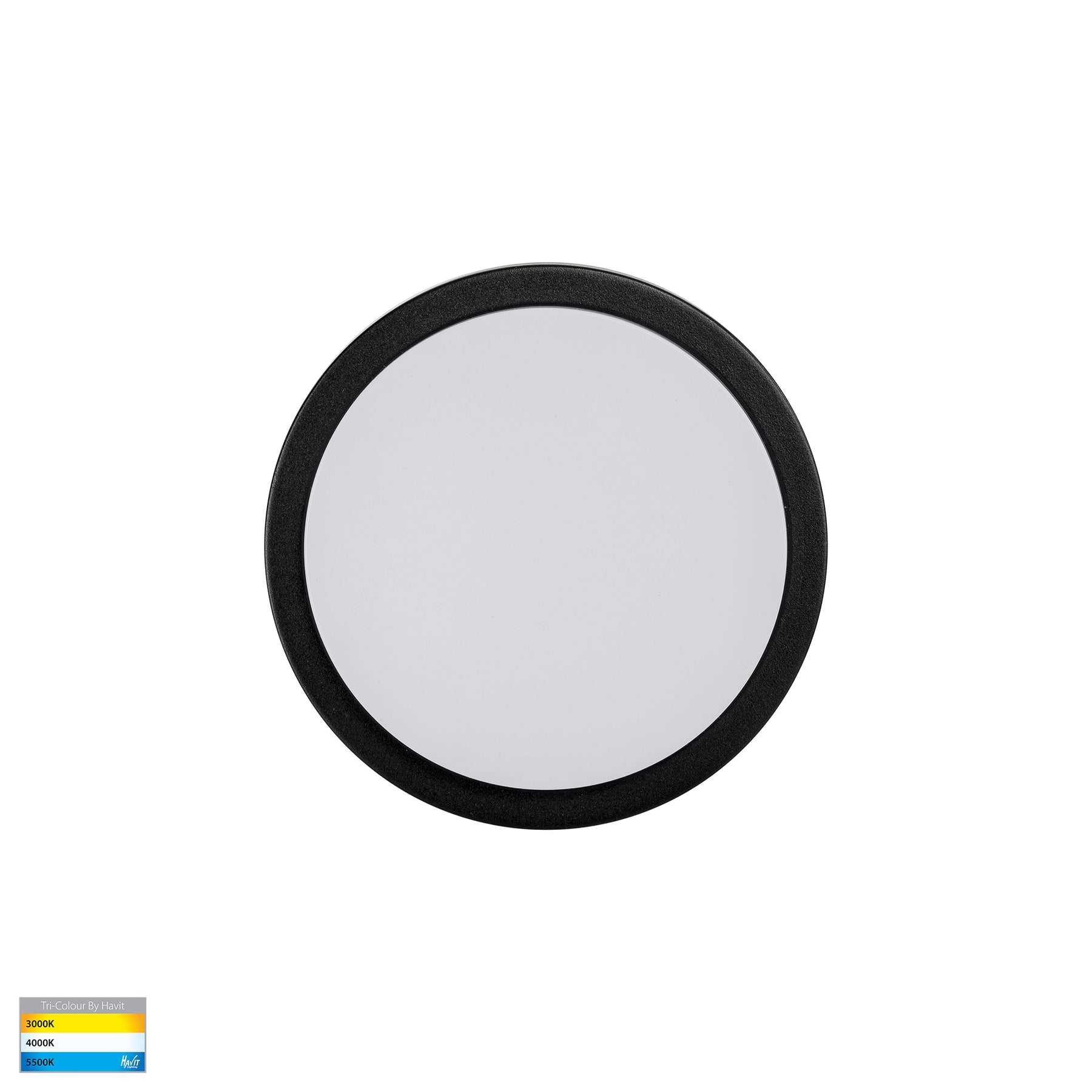 Havit Lighting Liptor Black 10w Ceiling Mounted LED Oyster
