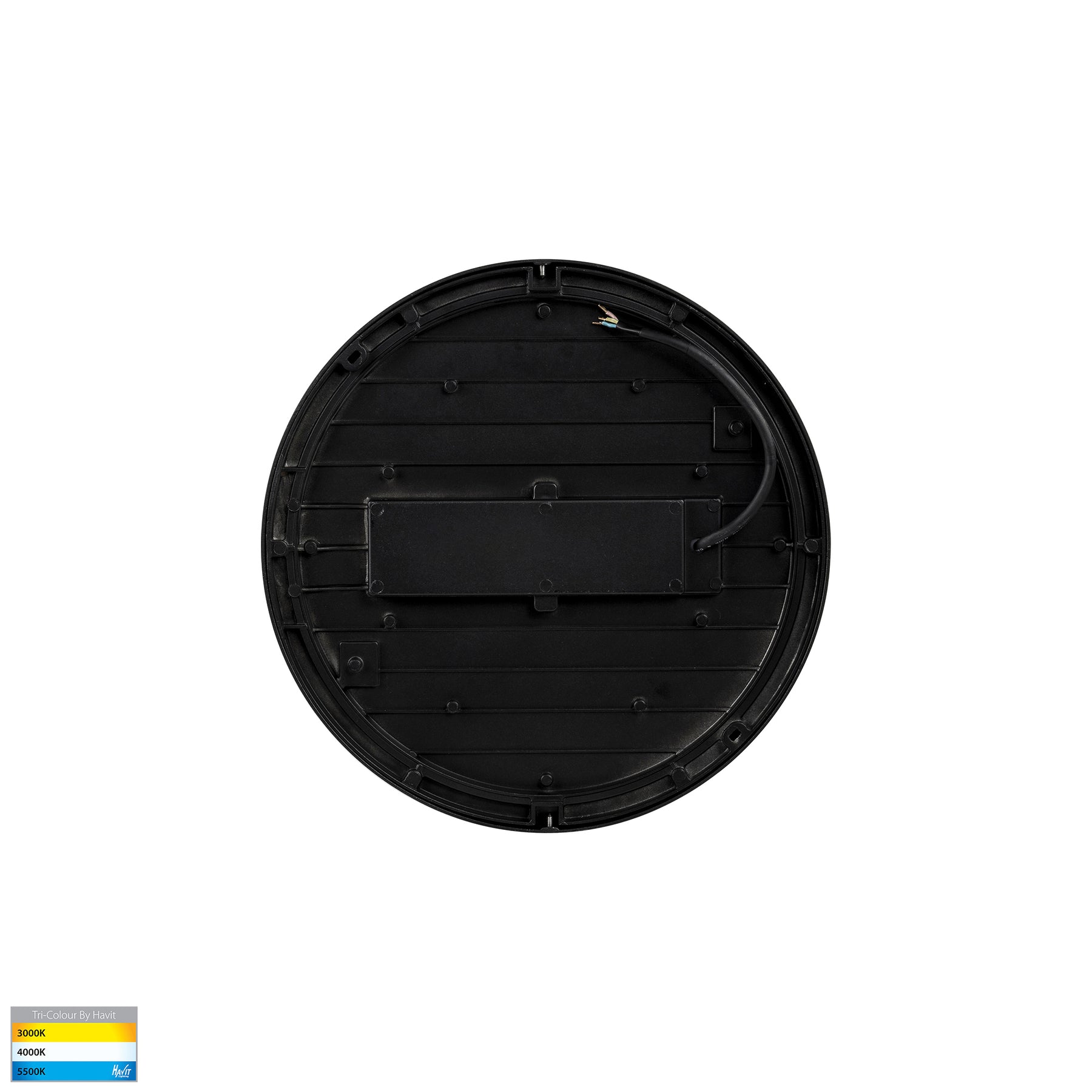 Havit Lighting Liptor Black 10w Ceiling Mounted LED Oyster