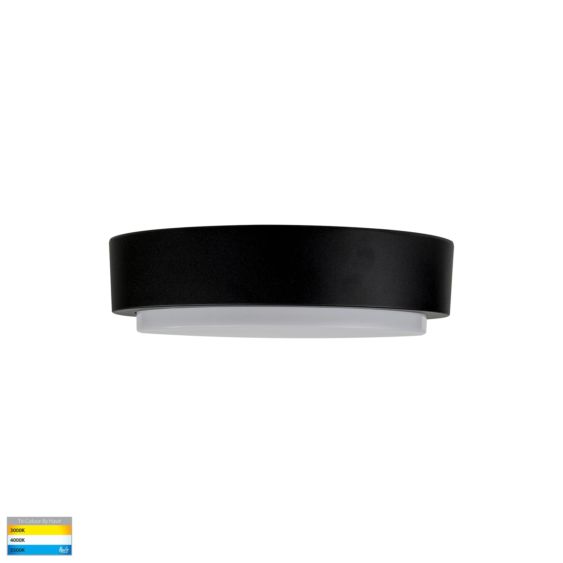 Havit Lighting Liptor Black 20w Ceiling Mounted LED Oyster