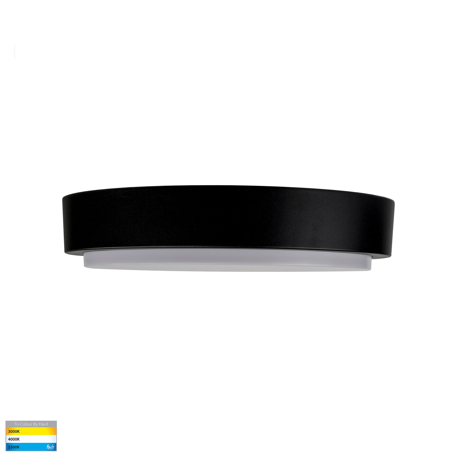 Havit Lighting Liptor Black 30w Ceiling Mounted LED Oyster