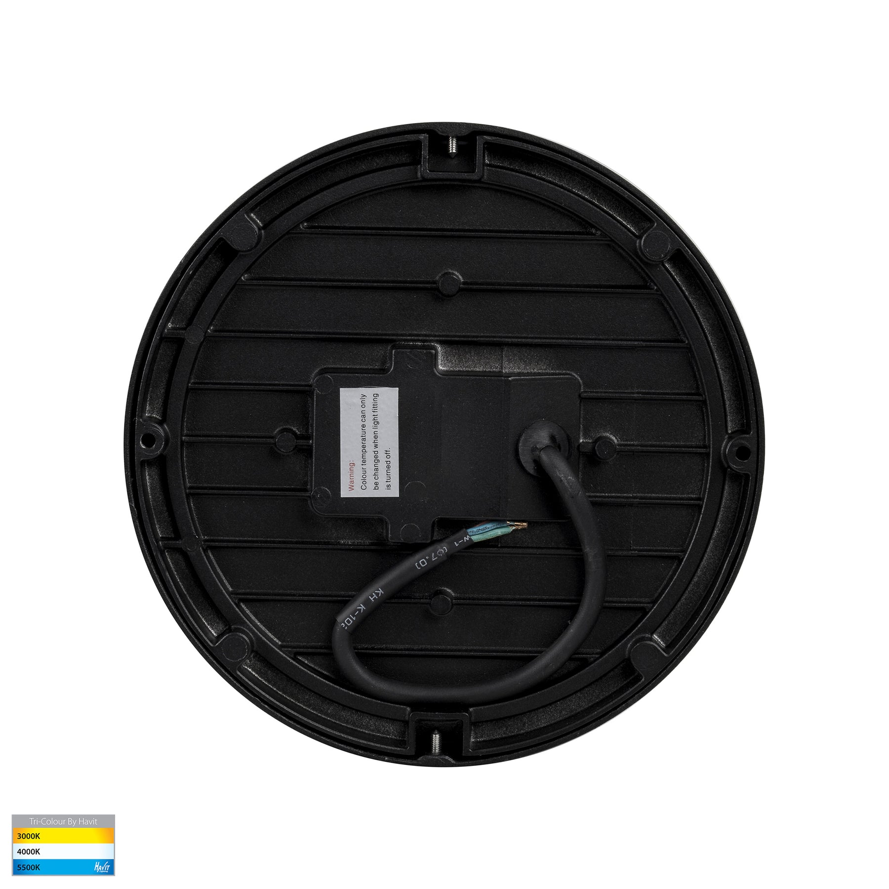 Havit Lighting Liptor Black 30w Ceiling Mounted LED Oyster