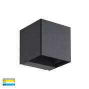 Havit Lighting Celes Polycarbonate Black Square Up & Down Wall Light