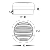 Havit Lighting Lasi Aluminium Black Wall Light