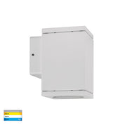 Havit Lighting Quadru Square White TRI Colour Fixed Down LED Wall Light
