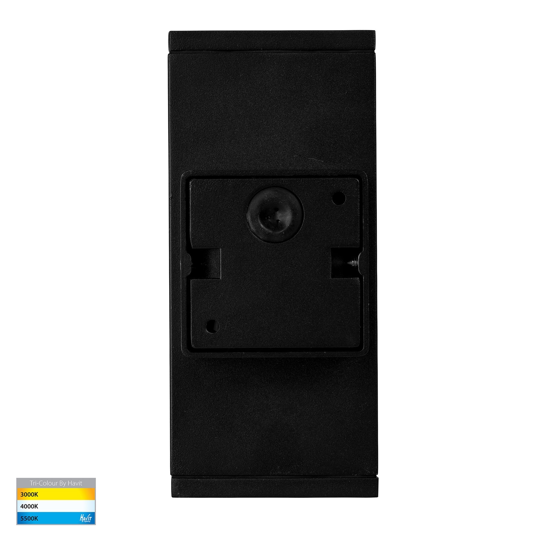 Havit Lighting Quadru Square Black TRI Colour Up & Down LED Wall Light