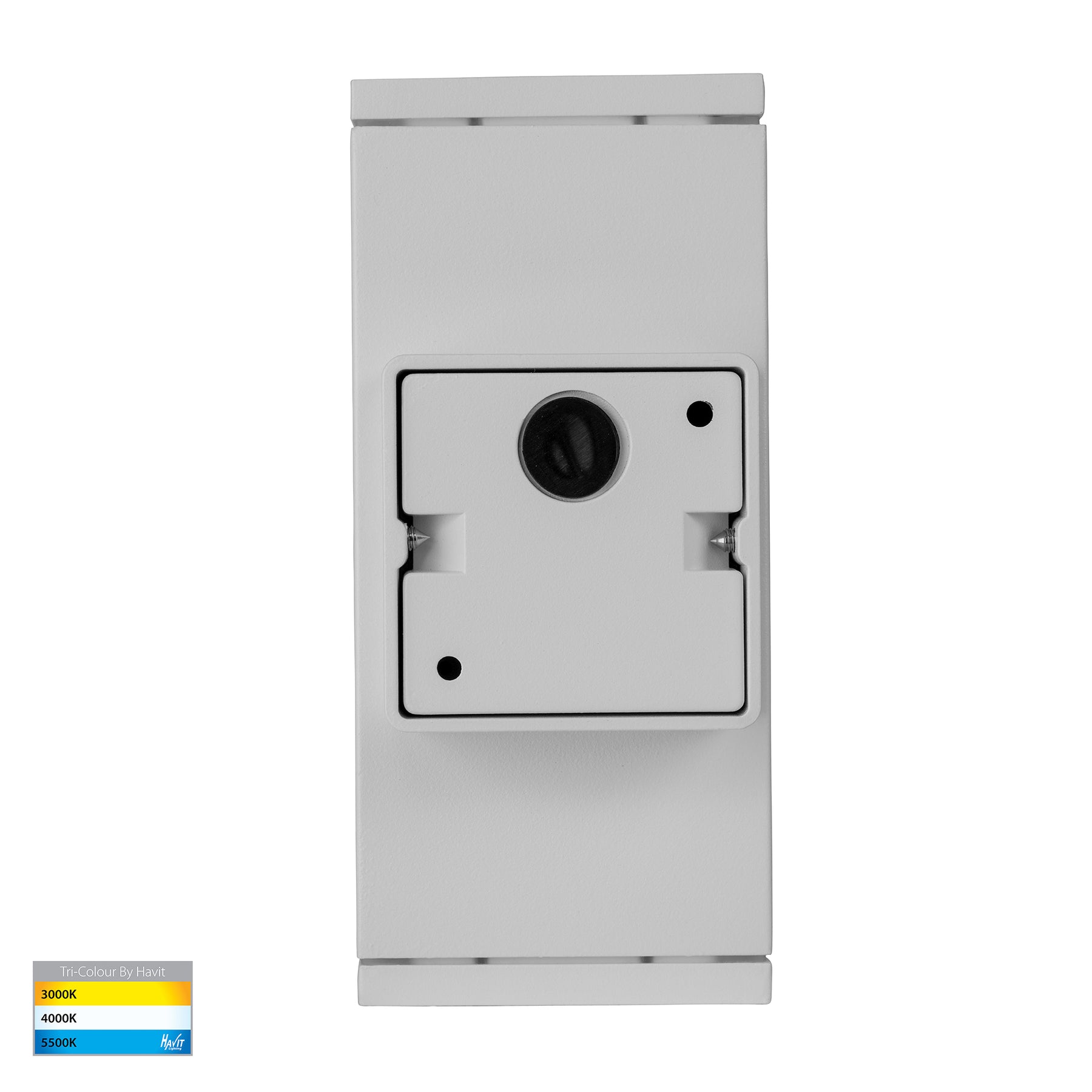 Havit Lighting Quadru Square White TRI Colour Up & Down LED Wall Light