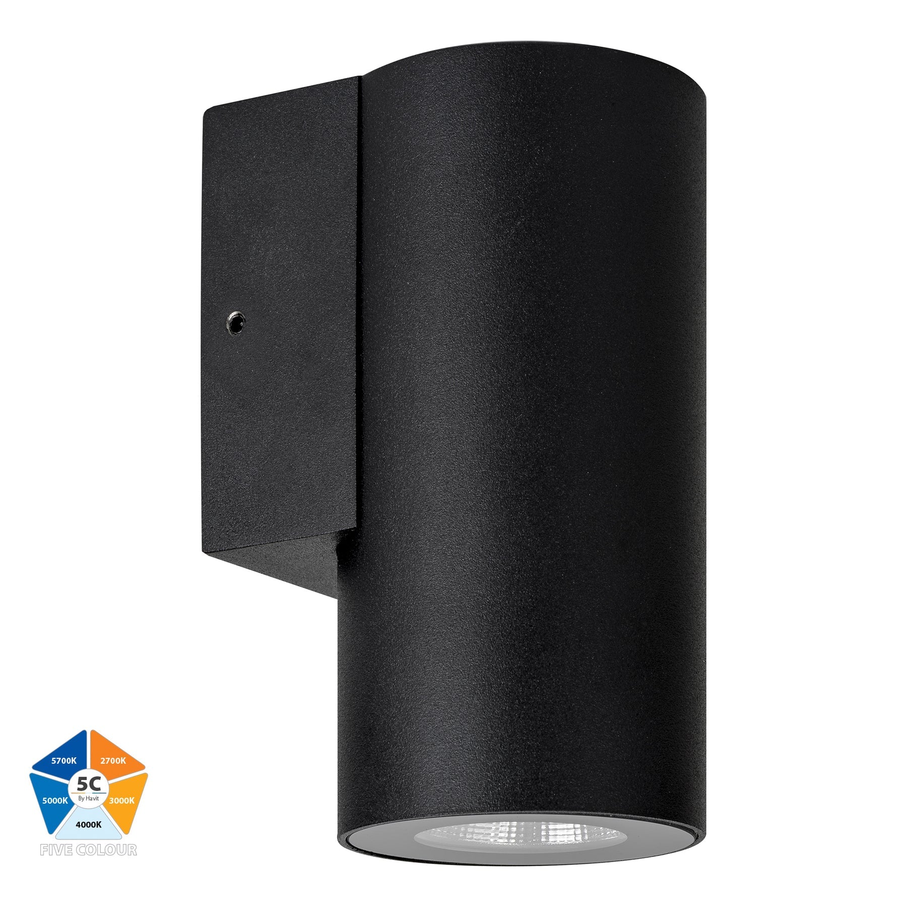 Havit Lighting Aries Aluminium Black Fixed Down LED Wall Light